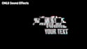 make clean glitch intro video with glitch sound effects