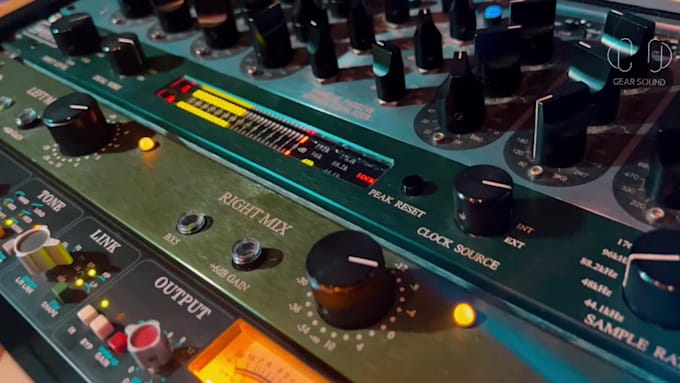 Big Deals! I will master your song professionally with analog equipment