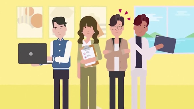 create 2d animated explainer video