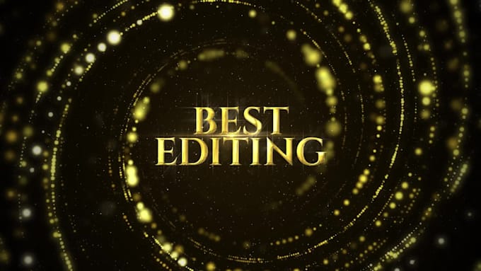 create awards show opener title animation within 24 hours