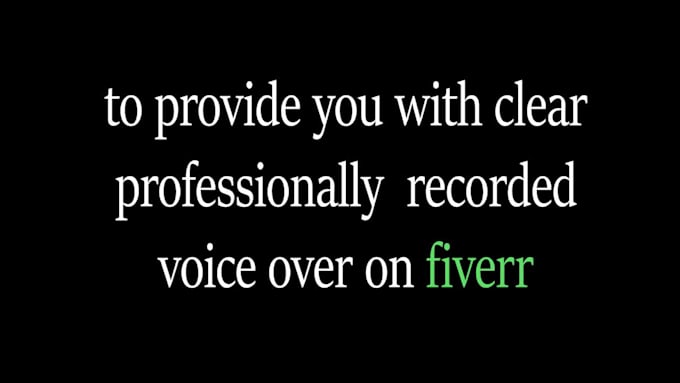 create an american male voice over for your videos