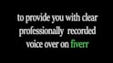 create an american male voice over for your videos