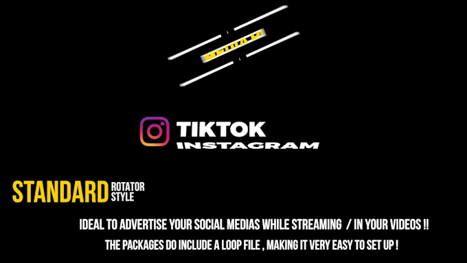 design social media animation overlay