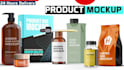 do realistic product mockups or packaging design