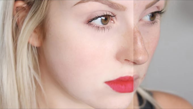 do face retouching, headshot retouching, beauty retouching