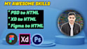 convert psd to html, xd to html, figma to html