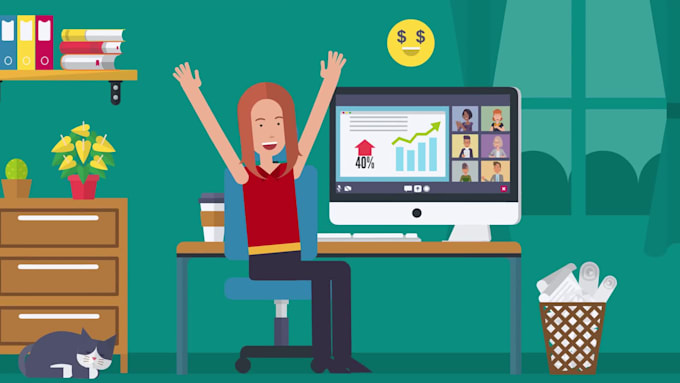 make 2d cartoon explainer video