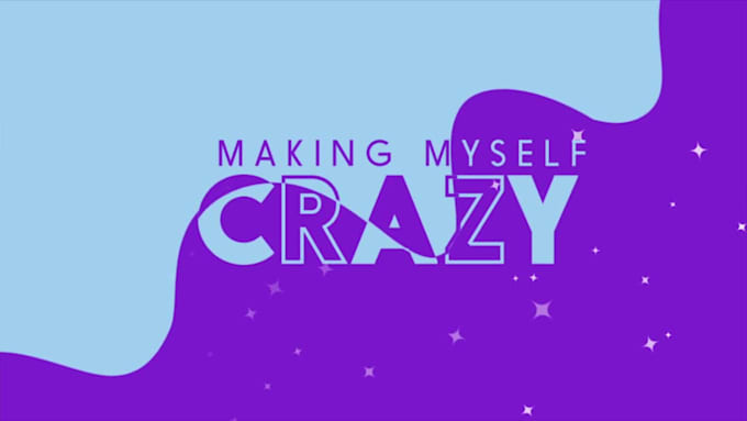create a kinetic typography music video