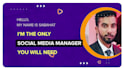 be your professional social media marketing manager