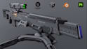 model realistic 3d gun and weapon assets, models for games