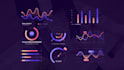 animate charts, graphs, lists and another infographic