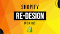 change, edit, customize or revamp shopify store