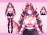 draw and rig live2d model 2d vtuber model live2d vtuber model anime model