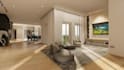create 3d rendering interior design and 3d floor plan