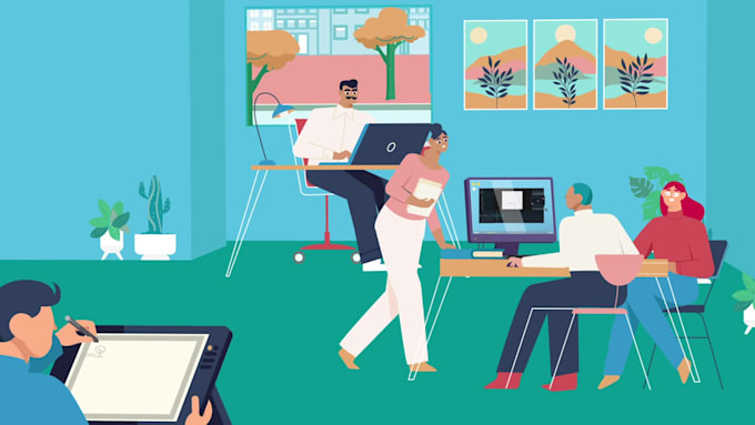 create a 2d custom video or customized explainer video
