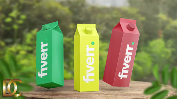 make a professional 3d product packaging mockup for products