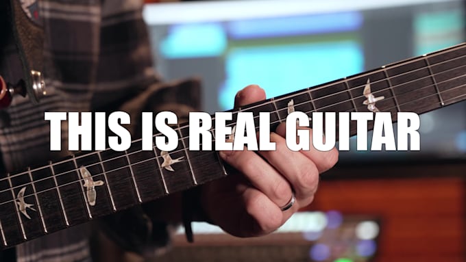 replace ai generated guitar with real professional guitar