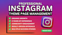 manage your instagram theme page and grow it organically