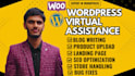 be your expert wordpress virtual assistant or manager