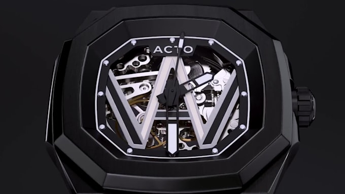 cgi 3d watch animation amazon product video wristwatch design 3d jewelry video
