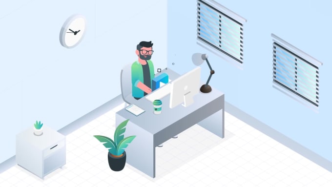 create a custom 2d isometric explainer video animation