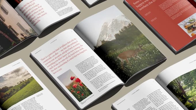 design a professional editorial layout for your ebook or publication