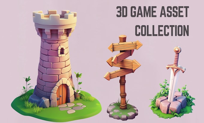 do 3d modelling of game assets for video games