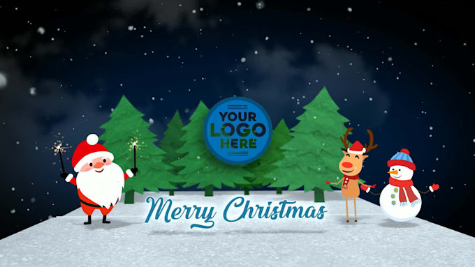 make captivating christmas greeting video