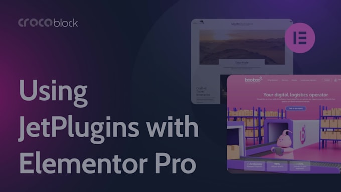 Build dynamic wordpress website using crocoblock and elementor pro by ...