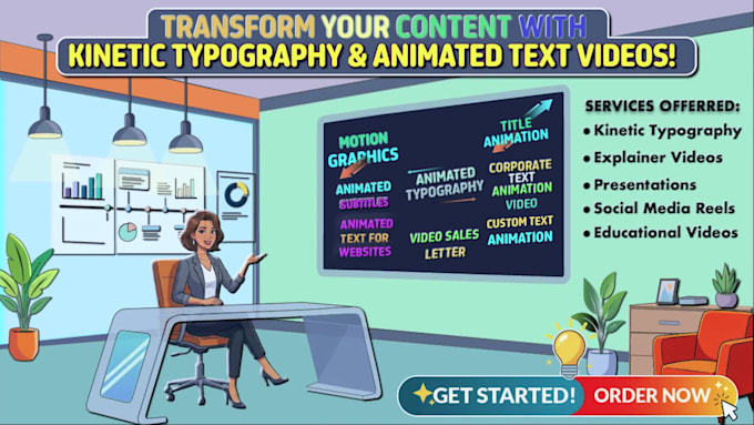 create kinetic typography for ads, reels or visual content