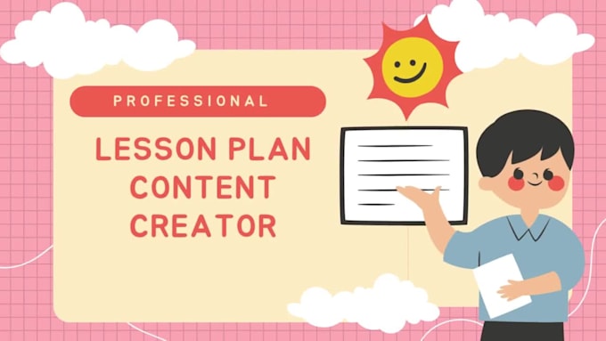 prepare lesson plan, online course content  and curriculum
