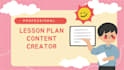 prepare lesson plan, online course content  and curriculum