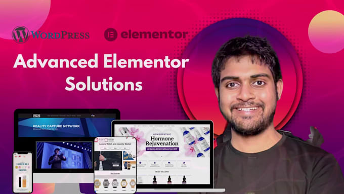 build a wordpress website with elementor and fix errors