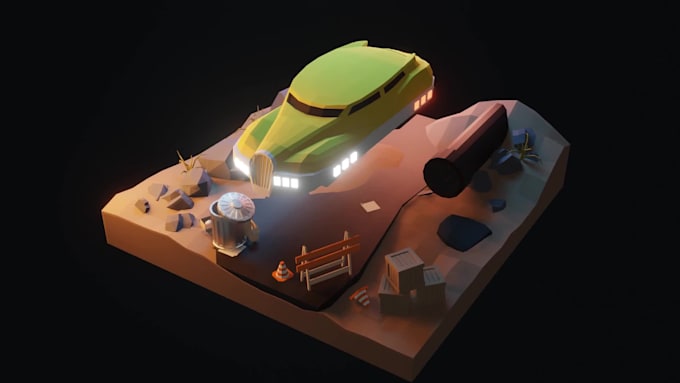 do 3d game character and 3d modeling