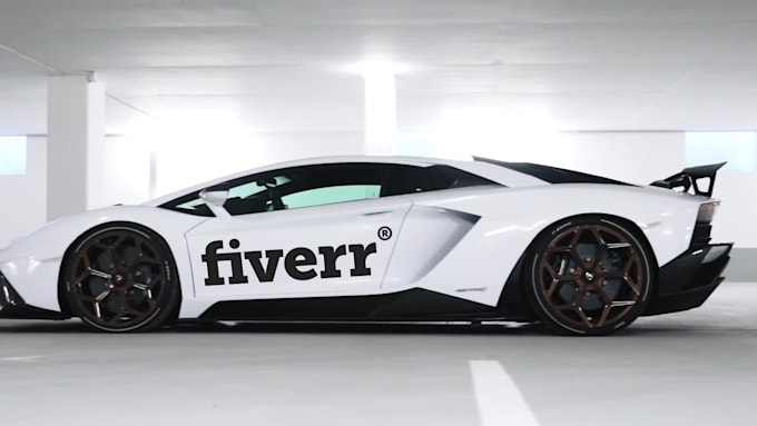 put your logo on a car intro video