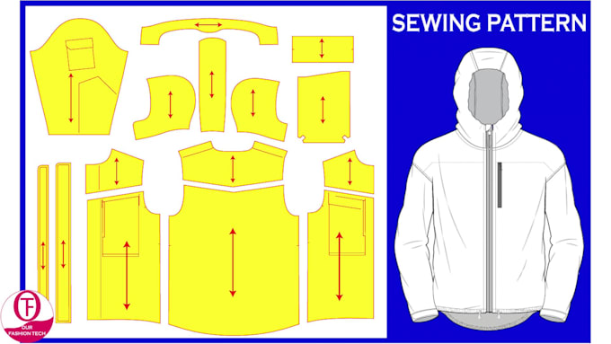 make an apparel sewing pattern for garments manufacture