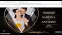 create a wedding website with invitation video