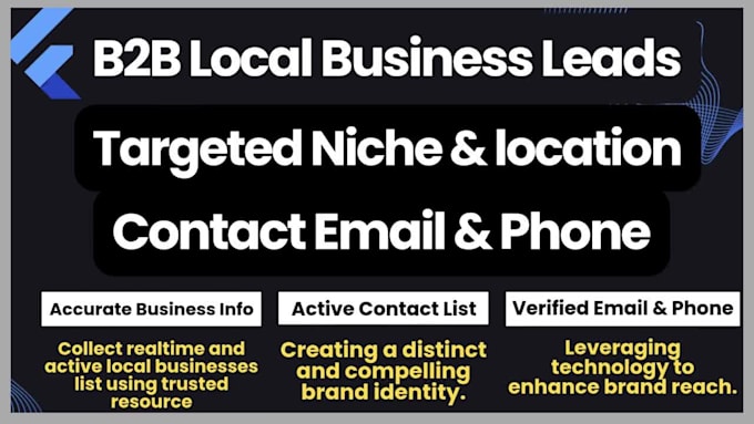 Do b2b local business leads and targeted contact email list by ...