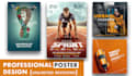 design professional posters,  flyers and brochures