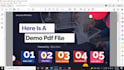 design a creative interactive and fillable PDF