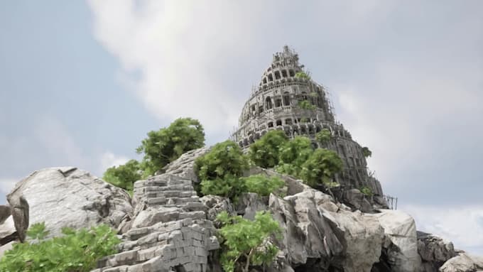 create 3d game environment unreal engine 5 game environment level design