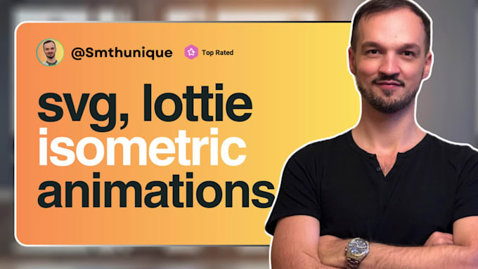 build high end gsap scroll animations and interactive lottie motion