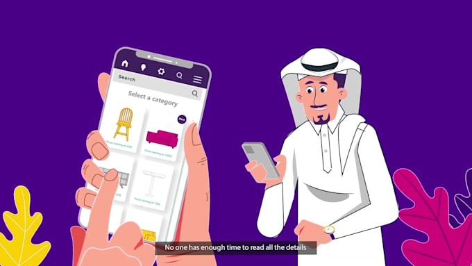 create arabic custom explainer video animation