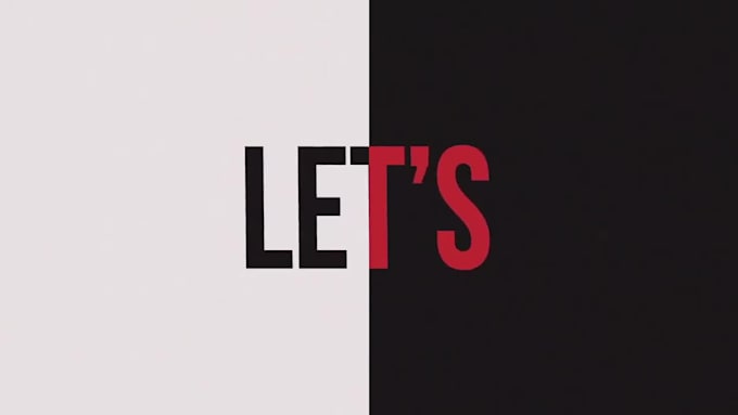 create custom animated kinetic typography video
