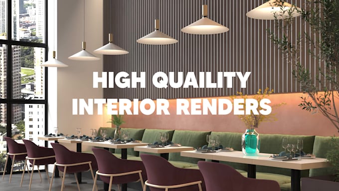 design pro render cafe, restaurant interior and exterior