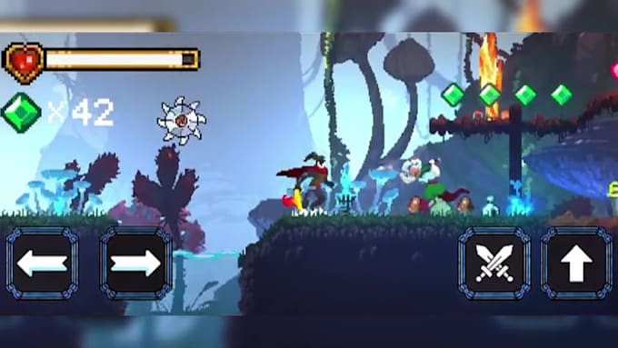 do 2d platformer and 2d endless runner for mobile pc website