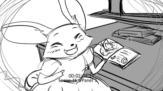 make storyboard for your story script