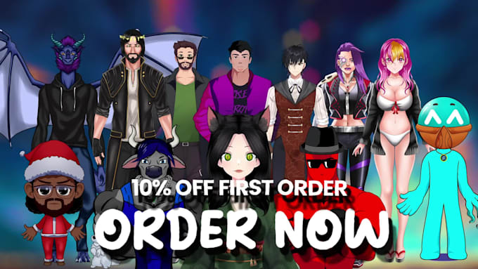 draw live 2d vtuber model 2d vtuber live 2d vtuber rigging