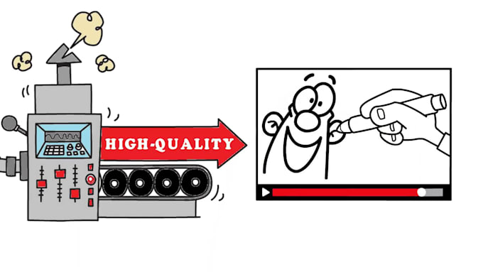 Best Deals! I will create a unique whiteboard animation explainer video  for $5