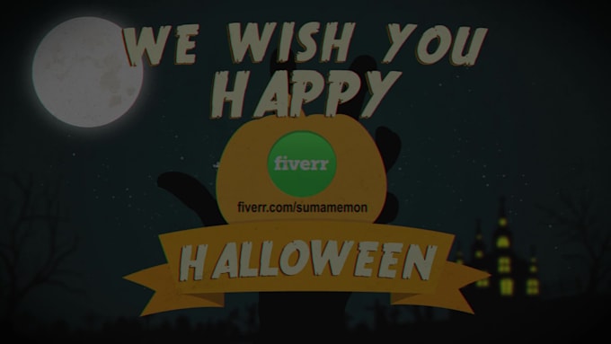 design halloween intro video